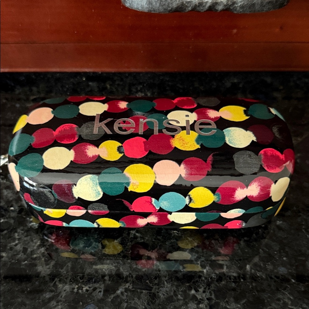Kensie Multicolor Polka Dot Glasses Case